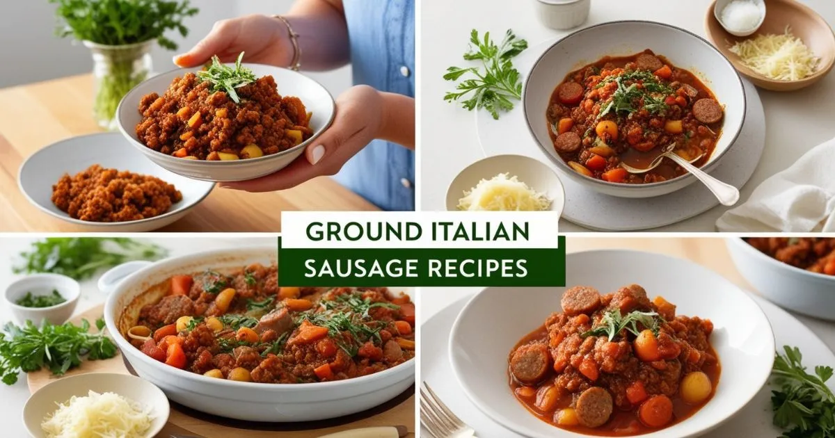 ground italian sausage recipes